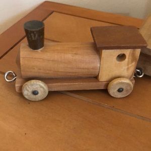 Vintage wooden train